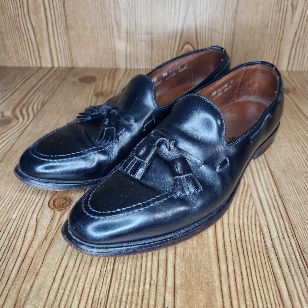 Allen Edmonds Grayson Black Tassel Loafer Size 10